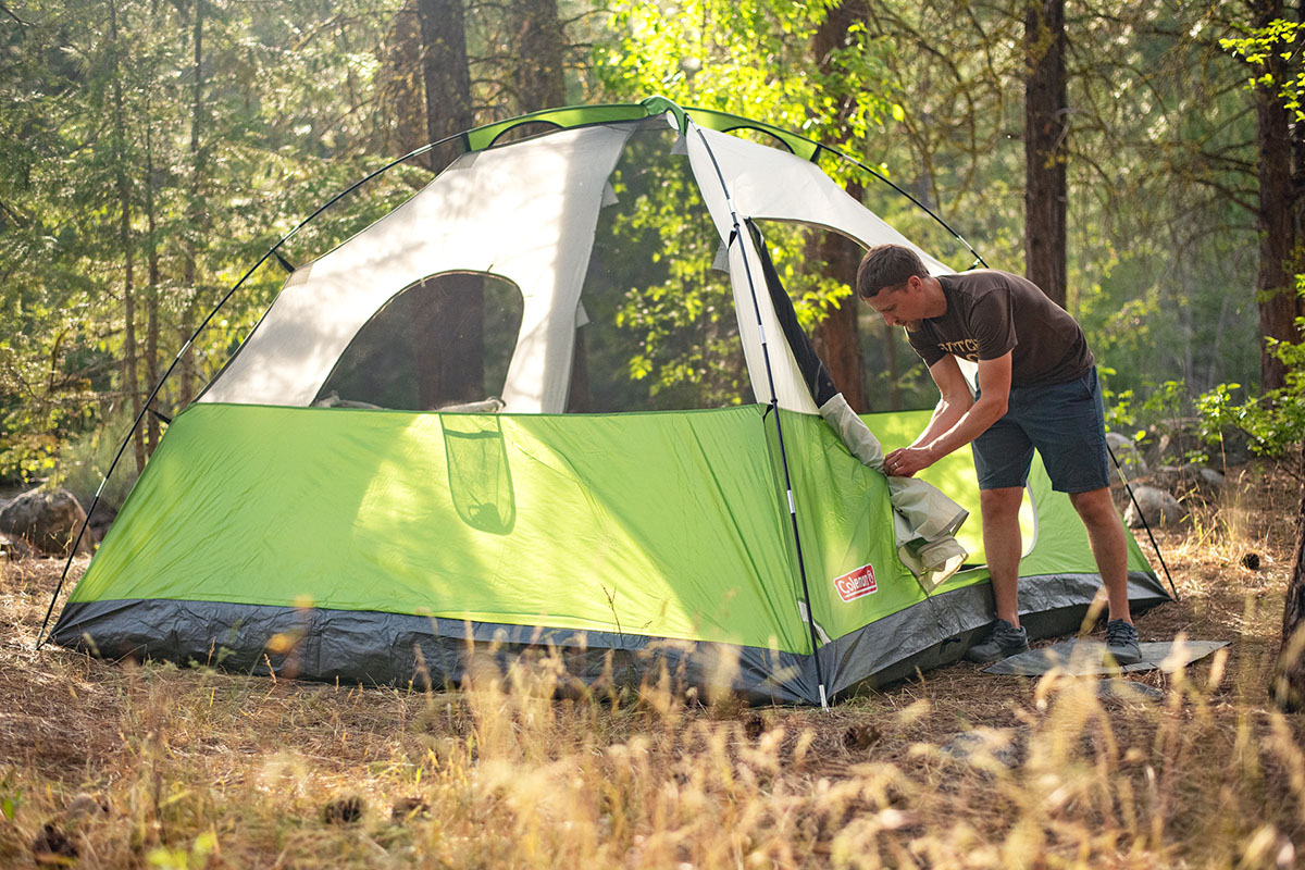 Tent coleman sundome brands camping review down credit switchbacktravel quality